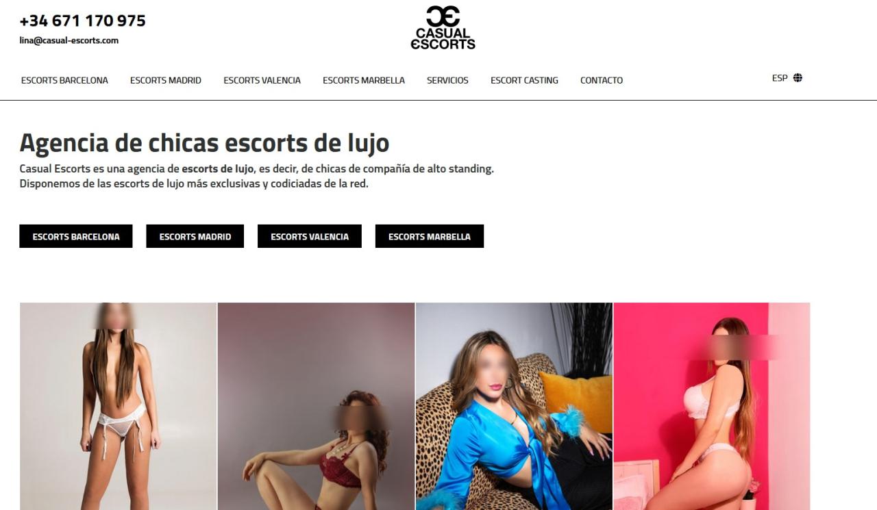 Novedades en Casual Escorts