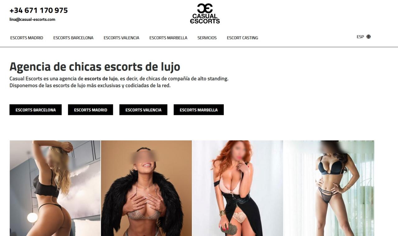 ¿Por qué elegir la agencia de escorts de Casual Escorts?